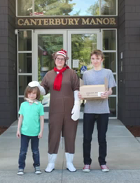 #2 (Video) You (and a friend if you wish) enlist with a local volunteer organization and have yourself filmed doing one of the following: planting a tree, working at a food bank or soup-kitchen, collecting trash, or helping out at a retirement facility. You must be wearing something that shows you seriously know how to party.