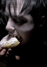 #35 Suck blood from a doughnut.