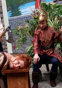 #134 You or your pet, in period costume, seated on a Game of Thrones-style kale throne. Make it so good that GOT producers would want it as a marketing poster.Bonus kale!