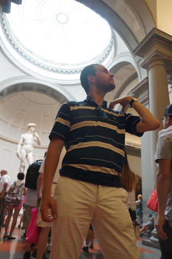 Stefan channels his inner giant slayer.