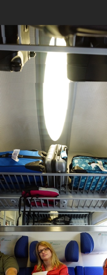 Hope all that light packing doesn't come down on our heads.