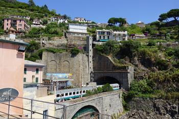 The city of Riomaggiore.