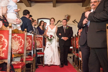 Hier kommt die Braut.