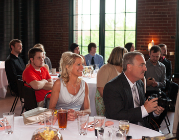 Thanks for videotaping the ceremony, Rich!