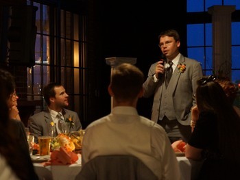Best man speech.