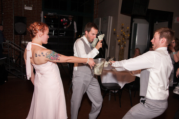 The boys start livin' large from the dolla dance.