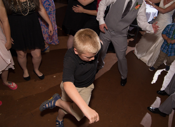 Joe struts his stuff.