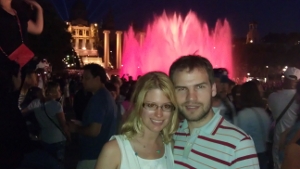 One of Cassi's favorite cities. Had to fly out after our official Hochzeit! (Barcelona, Summer 2013)