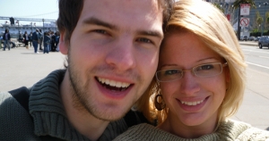 The problem with selfies is you block out your surroundings. We're in SF! (Spring 2010)