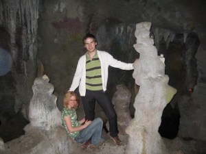 Exploring the City Museum during Stefan's first visit to St. Louis. (Spring 2008)